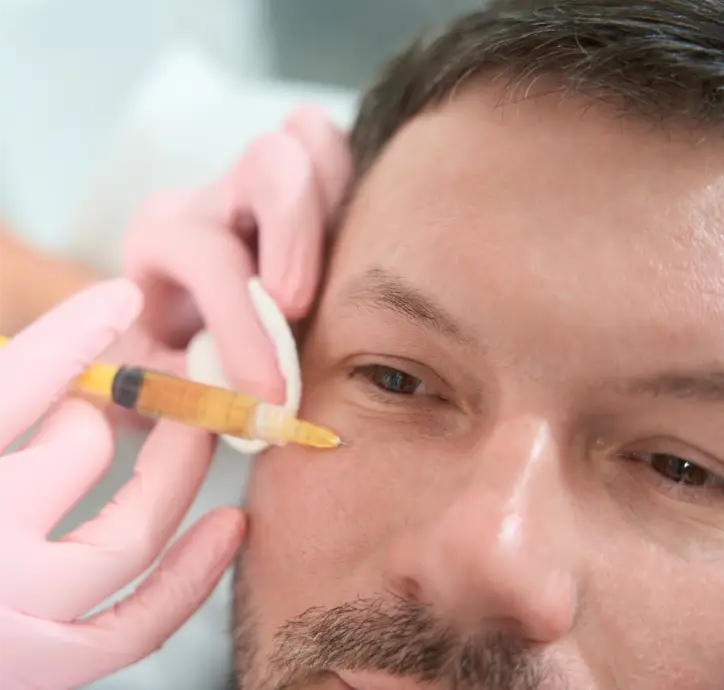 Augenringe unterspritzen