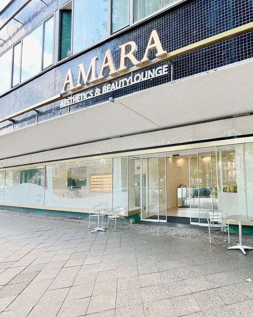 Amara Kosmetikstudio in Berlin Eingang