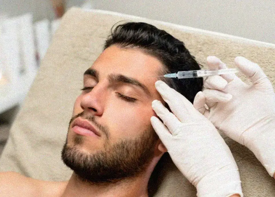 Botox-Injektion für Männer